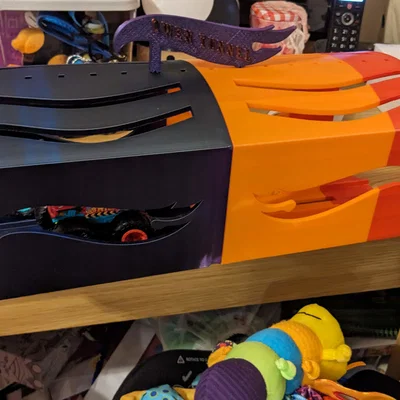 Đường hầm 4 làn Hotwheels - Phụ kiện đường đua 3D cực chất