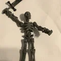 Mô hình bộ xương chiến binh (Skeleton) in 3D kèm kiếm siêu ngầu - Thumbnail 1