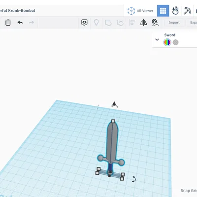 Mô hình bộ xương chiến binh (Skeleton) in 3D kèm kiếm siêu ngầu