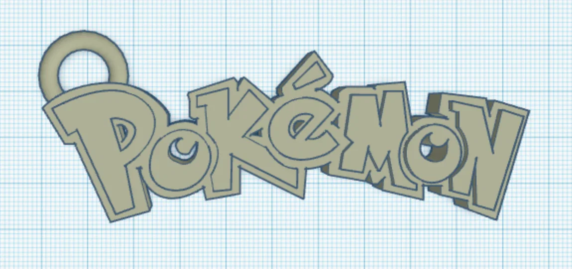 Móc khóa logo Pokémon 3D cực xinh cho fan hâm mộ - Image 1