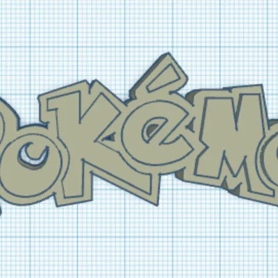 Móc khóa logo Pokémon 3D cực xinh cho fan hâm mộ