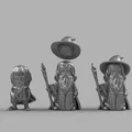 Mô hình 3D Mini Gandalf Chibi cực dễ thương cho fan LOTR - Thumbnail 2
