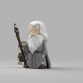 Mô hình 3D Mini Gandalf Chibi cực dễ thương cho fan LOTR - Thumbnail 4