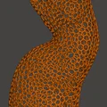 Mô hình mèo trang trí dạng lưới (Wireframe Cat) in 3D đẹp mắt - Thumbnail 4