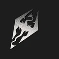 Mô hình logo Skyrim 3D cực chất cho góc gaming - Thumbnail 1
