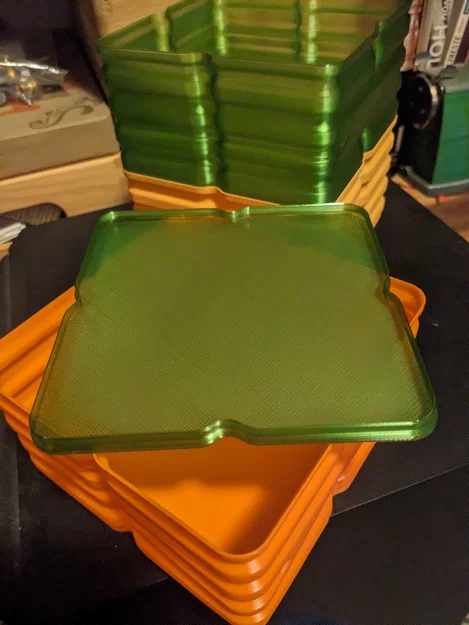 Nắp đậy Vase Mode cho hộp lưu trữ xếp chồng - Phụ kiện 3D hữu ích - Image 2