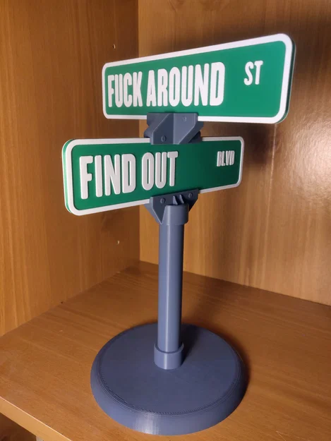 Bảng hiệu đường phố “Funk Around and Find Out” - Image 1
