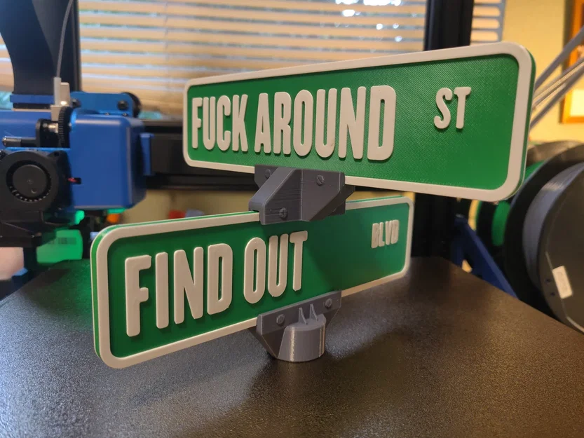 Bảng hiệu đường phố “Funk Around and Find Out” - Image 2