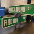 Bảng hiệu đường phố “Funk Around and Find Out” - Thumbnail 2