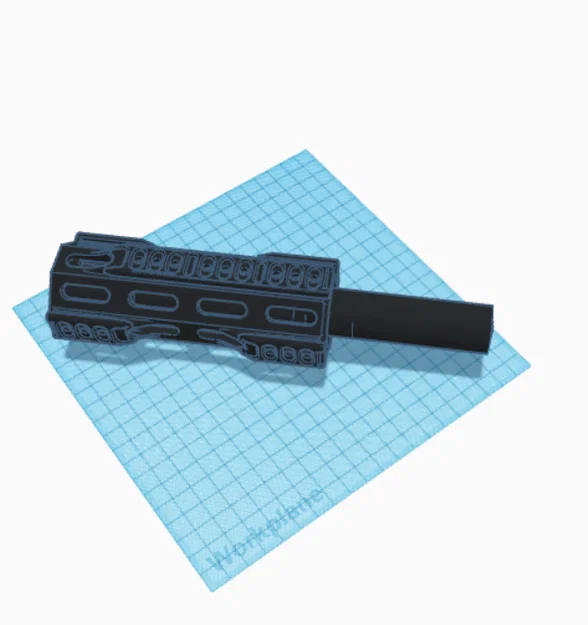 Nòng giảm thanh mở rộng cho súng Nerf - Phụ kiện tùy biến 3D - Image 1
