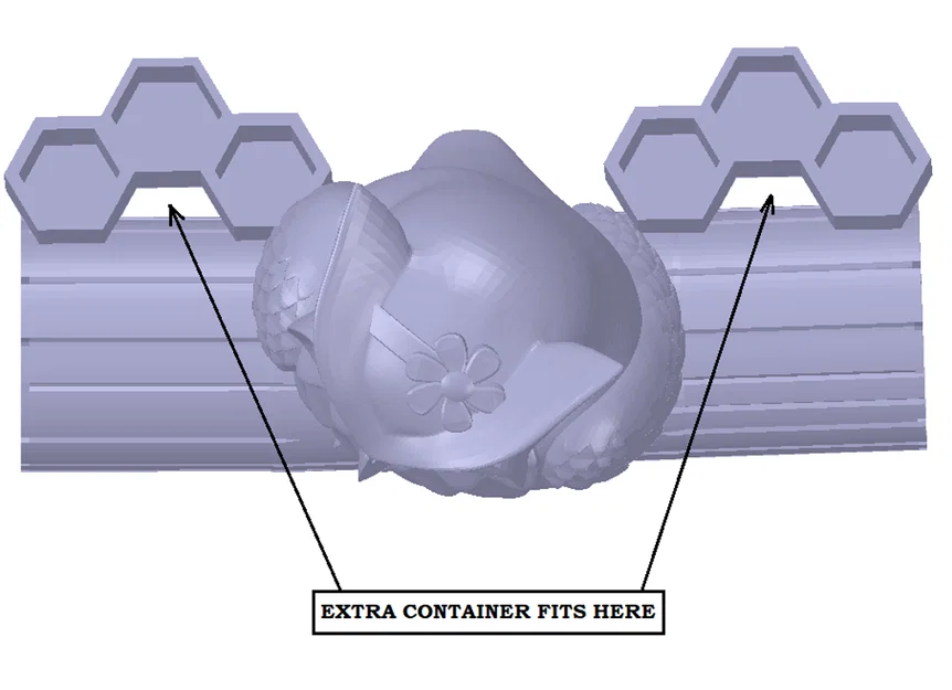 Ống cắm bút hình cú mèo dễ thương - Mô hình in 3D trang trí bàn làm việc - Image 4