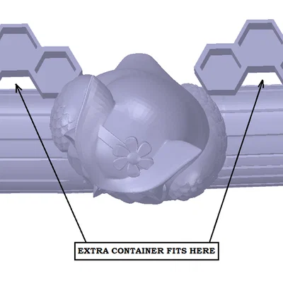Ống cắm bút hình cú mèo dễ thương - Mô hình in 3D trang trí bàn làm việc