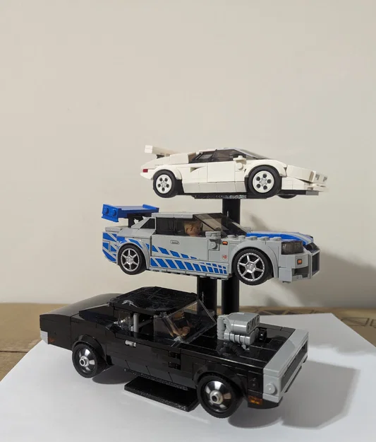 Kệ trưng bày Modular cho Lego Speed Champions (Parameterized) - Image 1