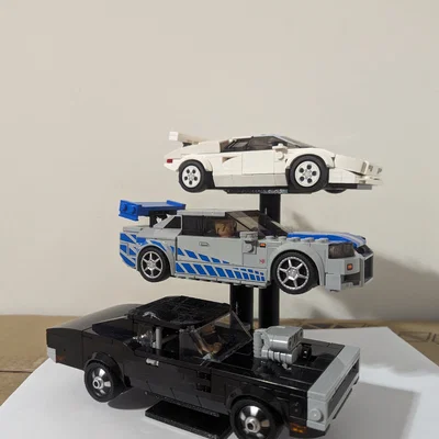 Kệ trưng bày Modular cho Lego Speed Champions (Parameterized)
