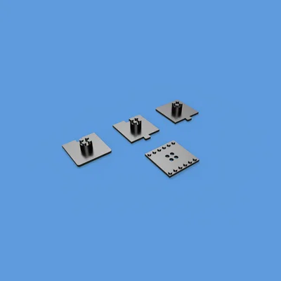 Kệ trưng bày Modular cho Lego Speed Champions (Parameterized)