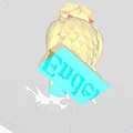 Mô hình Cú Mèo Low Poly in 3D độc đáo, đáy phẳng dễ in - Thumbnail 4