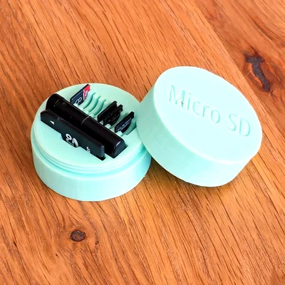 Hộp đựng thẻ nhớ Micro SD và đầu đọc USB thiết kế in 3D