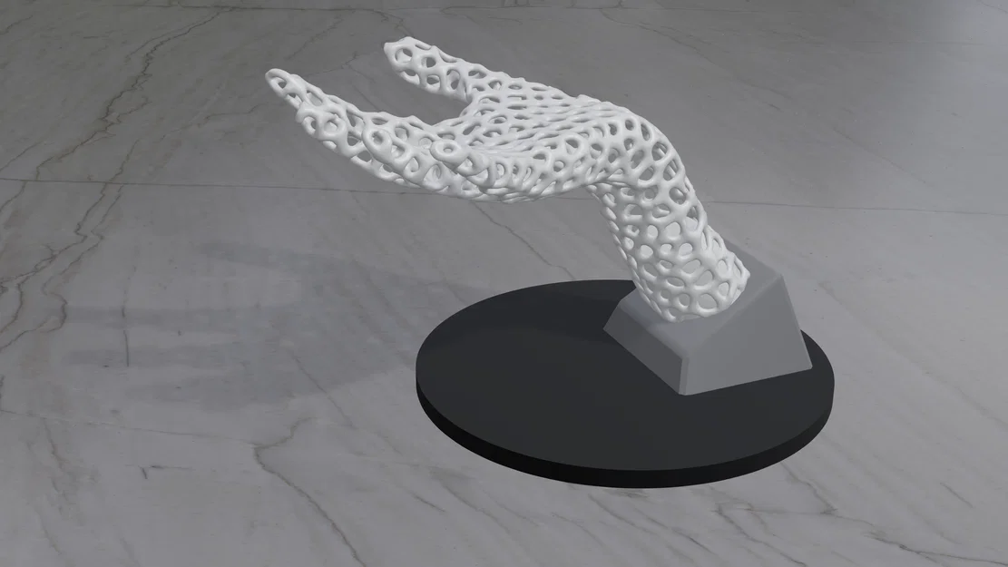 Giá đỡ Bàn tay đa năng để bàn & treo tường – Voronoi - Image 5