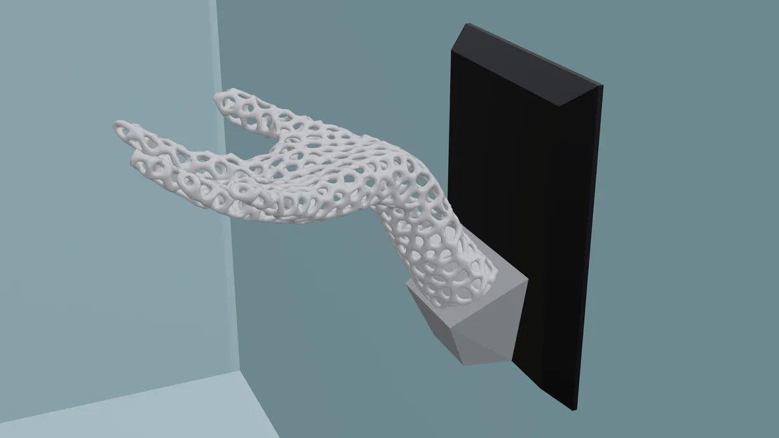 Giá đỡ Bàn tay đa năng để bàn & treo tường – Voronoi - Image 6