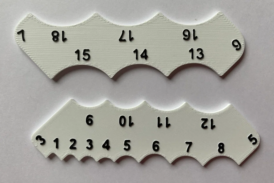 Bộ thước đo góc lượn (Fillet Gauges) đa sắc tối ưu cho BambuLab AMS - Image 1