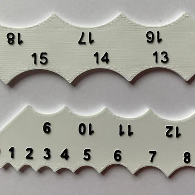 Bộ thước đo góc lượn (Fillet Gauges) đa sắc tối ưu cho BambuLab AMS