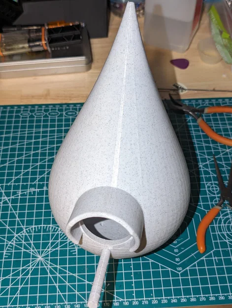 Nhà chim 3D hình giọt nước (Raindrop Birdhouse) thiết kế nguyên khối - Image 1