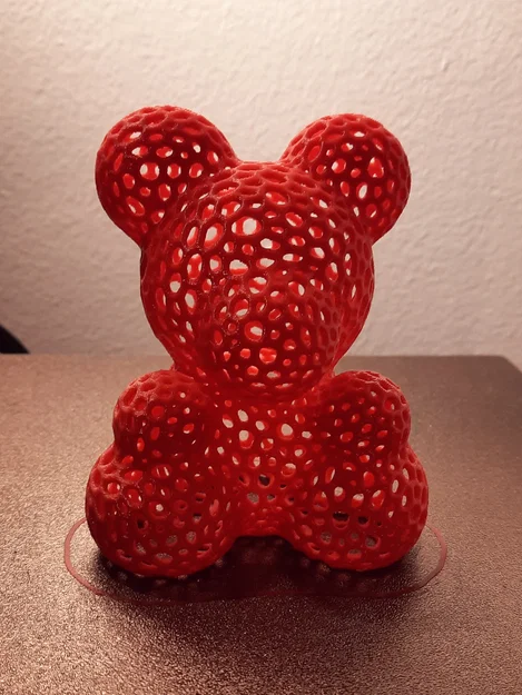 Mô hình chú gấu Voronoi in 3D nghệ thuật cực đẹp - Image 1