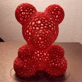 Mô hình chú gấu Voronoi in 3D nghệ thuật cực đẹp - Thumbnail 1