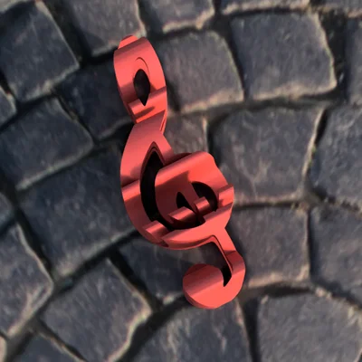 Mô hình ảo ảnh 3D Music Text Flip độc đáo cho người yêu âm nhạc