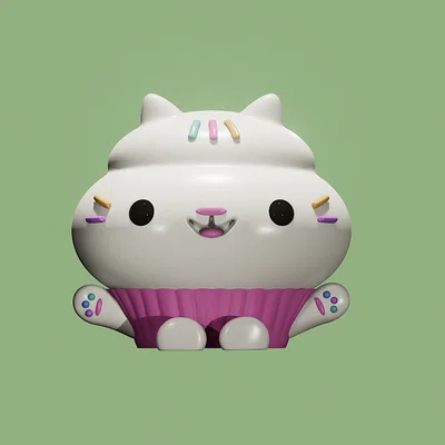 Cakey Cat – Mèo Bánh Dễ Thương (Gabby's Dollhouse)