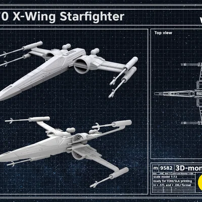 T-70 X-Wing Starfighter - Phi thuyền Star Wars