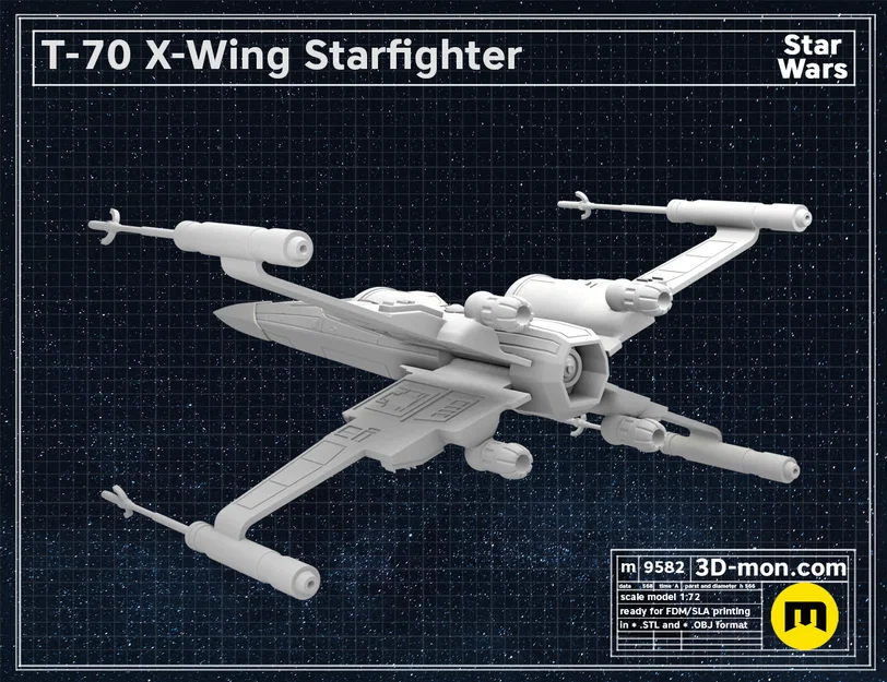T-70 X-Wing Starfighter - Phi thuyền Star Wars - Image 8