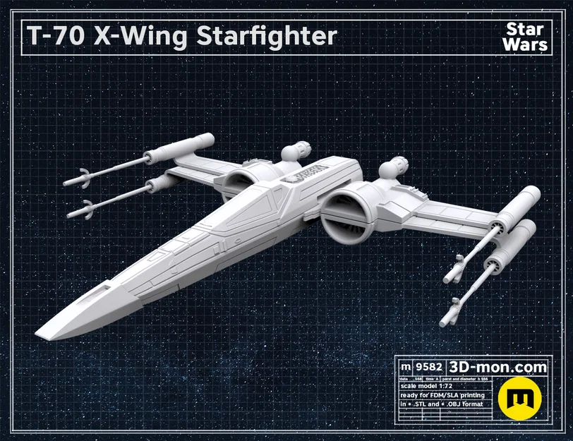 T-70 X-Wing Starfighter - Phi thuyền Star Wars - Image 9