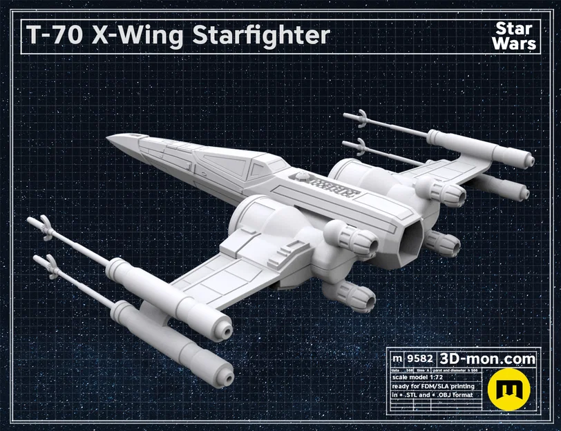 T-70 X-Wing Starfighter - Phi thuyền Star Wars - Image 12