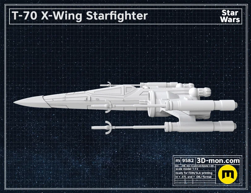 T-70 X-Wing Starfighter - Phi thuyền Star Wars - Image 13