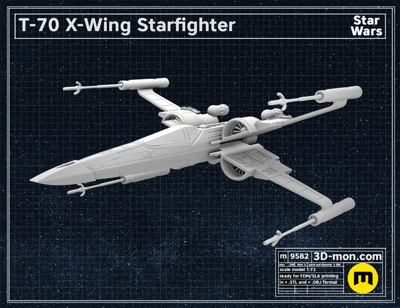 T-70 X-Wing Starfighter - Phi thuyền Star Wars - Image 14
