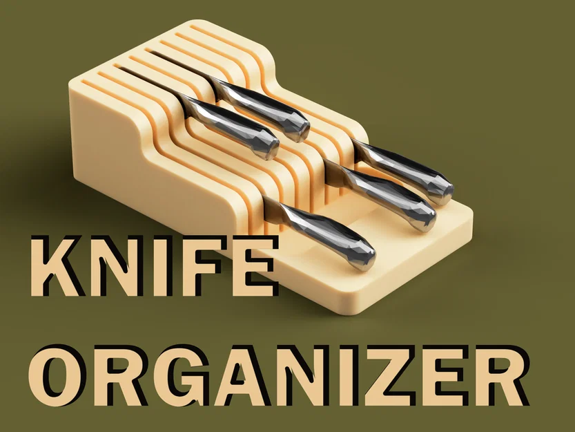 Khay sắp xếp dao (Knife organizer) - Image 1