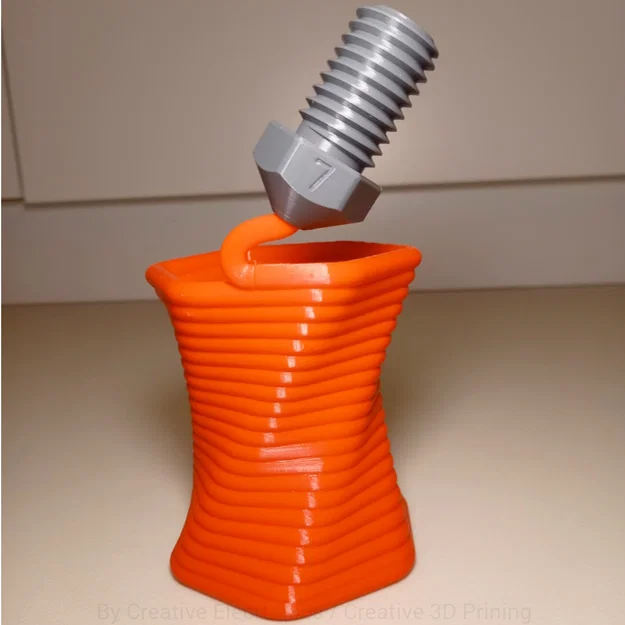 Printception Pen holder – Ống cắm bút hiệu ứng layer to như in bằng nozzle 7mm - Image 1