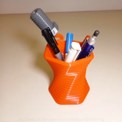 Printception Pen holder – Ống cắm bút hiệu ứng layer to như in bằng nozzle 7mm