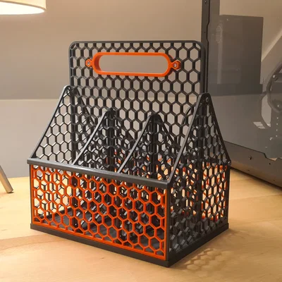 Giỏ đựng đồ Hexagon Crate 6x 0.5L - Thiết kế 3D hiện đại, tiện dụng
