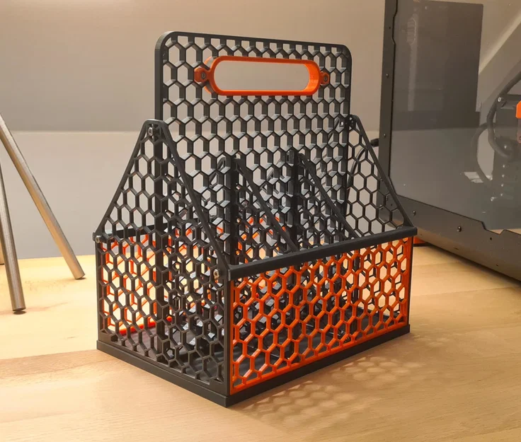 Giỏ đựng đồ Hexagon Crate 6x 0.5L - Thiết kế 3D hiện đại, tiện dụng - Image 2