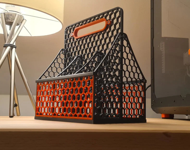 Giỏ đựng đồ Hexagon Crate 6x 0.5L - Thiết kế 3D hiện đại, tiện dụng - Image 4