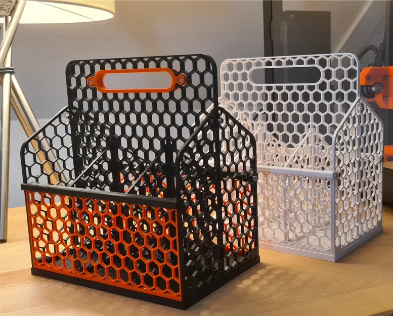 Khay Đựng Đồ Hexagon Crate Đa Năng In 3D Độc Đáo - Image 1