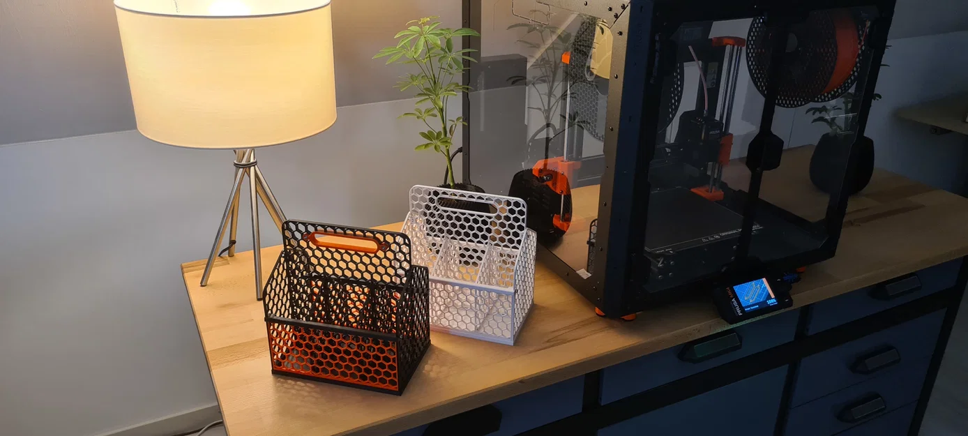 Khay Đựng Đồ Hexagon Crate Đa Năng In 3D Độc Đáo - Image 2