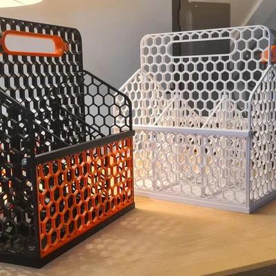 Khay Đựng Đồ Hexagon Crate Đa Năng In 3D Độc Đáo