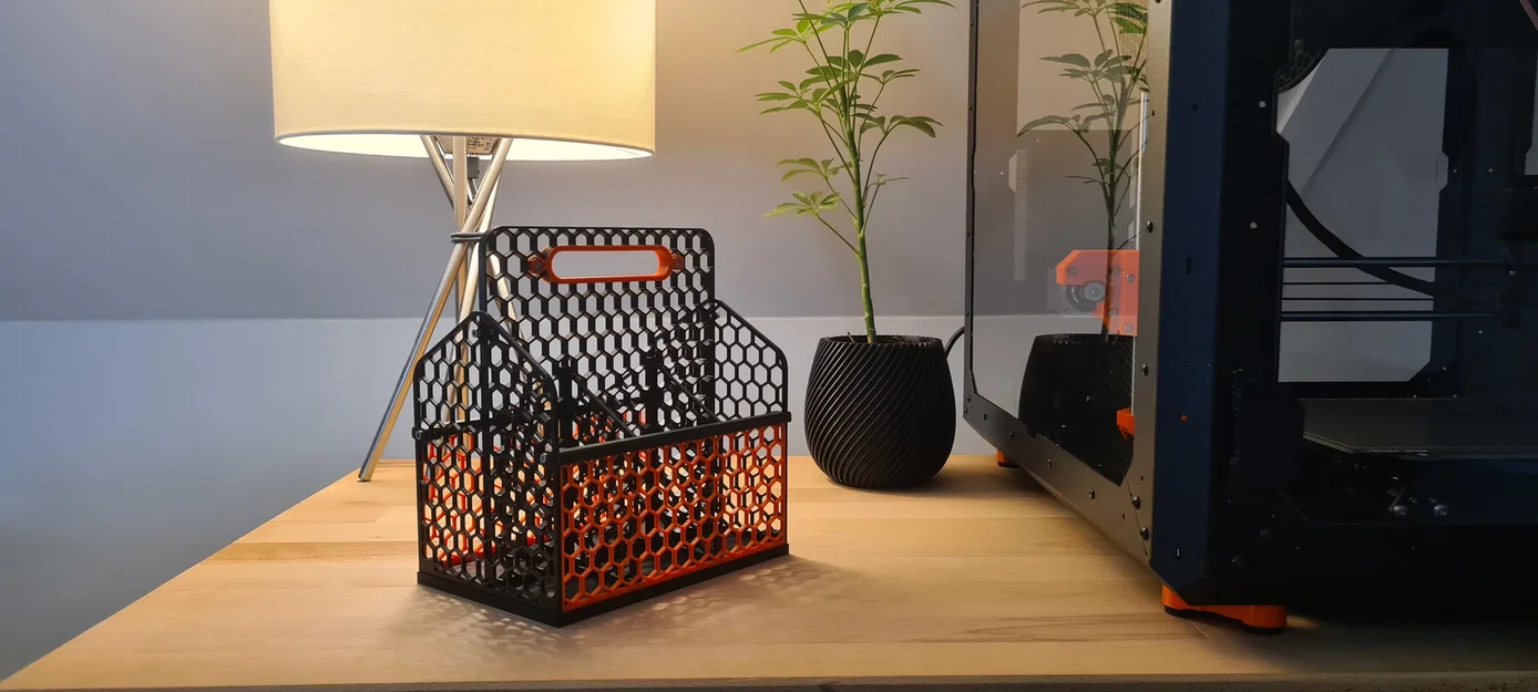Khay Đựng Đồ Hexagon Crate Đa Năng In 3D Độc Đáo - Image 5