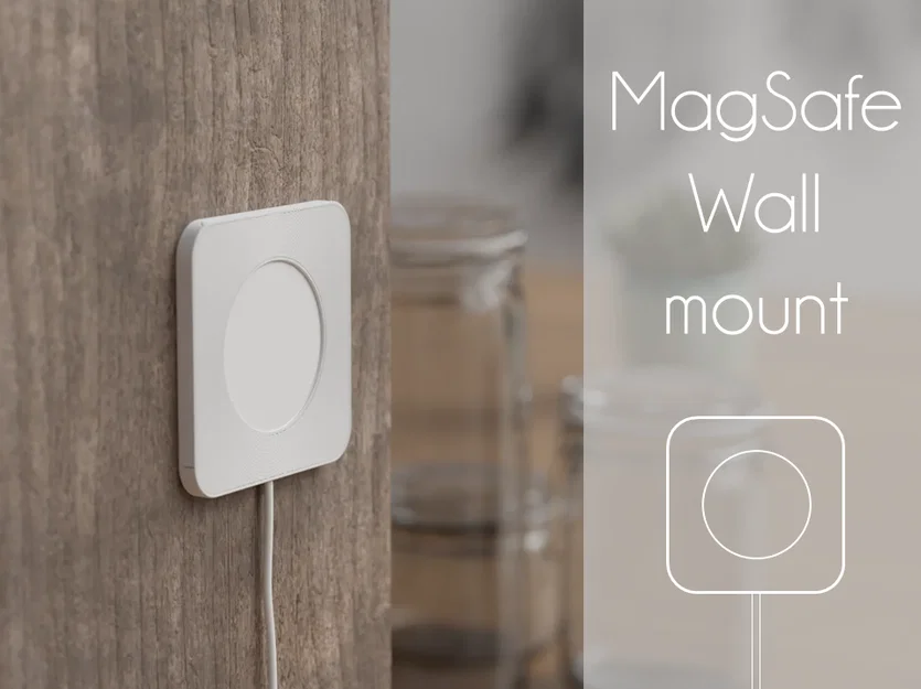 Ngàm gắn tường MagSafe cho iPhone (MagSafe wall mount) - Image 1