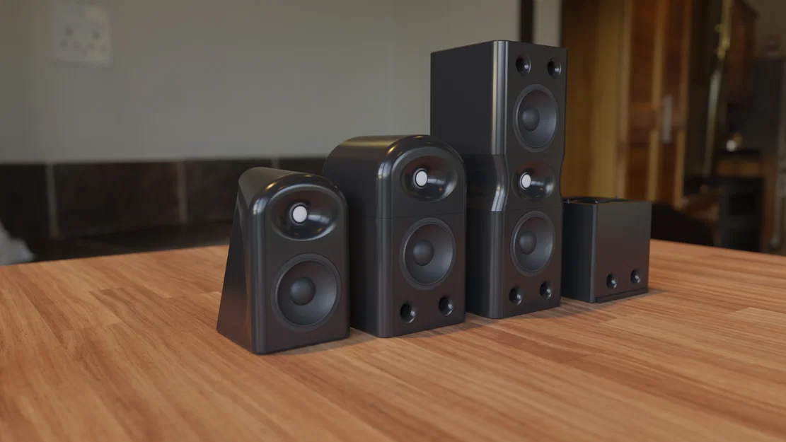 Loa Bookshelf sử dụng ống dẫn sóng với củ loa woofer SB15 và tweeter SB26 - Image 1