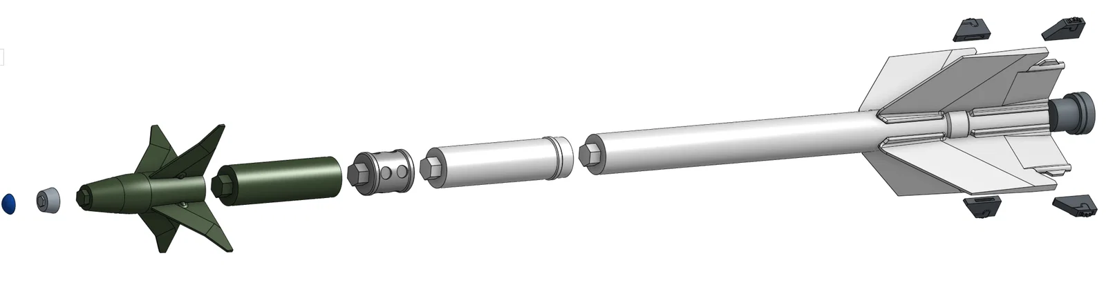 Tên lửa AIM-9L Sidewinder tỉ lệ 1:8 - Image 7