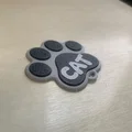 Móc khóa dấu chân chó / mèo - Thumbnail 2